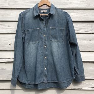 ❌SOLD❌Madewell sz L Chambray Shirt